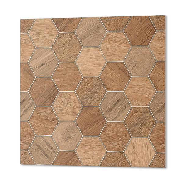 Vinyl tiles Hexagonal tile motif