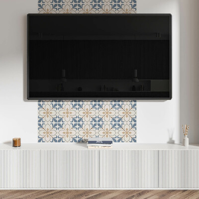 Pvc wall panels Flower and leaf pattern