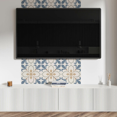 Pvc wall panels Flower and leaf pattern
