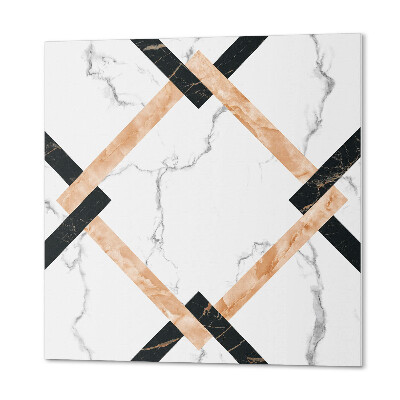 Vinyl tiles Stylish marble patterns in geometric forms
