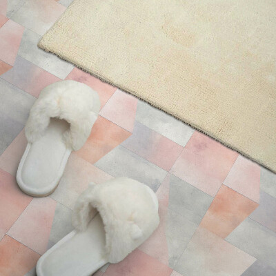 Vinyl tiles Geometric patterns in pastels