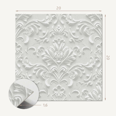 Self adhesive vinyl floor tiles Sophisticated three-dimensional pattern