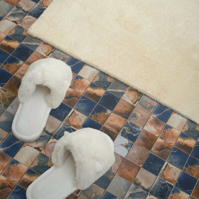 Pvc wall panels Mosaic patterns with stone accents