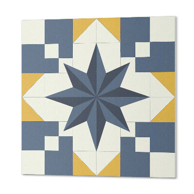 Pvc wall panels Stylish geometric star motif
