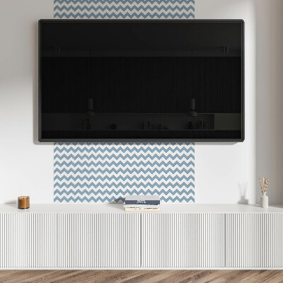 Self adhesive vinyl floor tiles Pattern with wavy zigzags