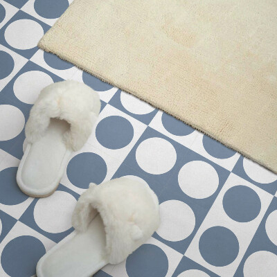 Pvc wall panels Mesh circles in a geometric style