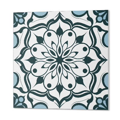 Pvc wall panels Mandala motif with floral accents