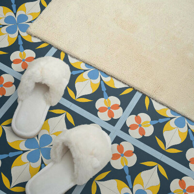 Self adhesive vinyl floor tiles Plant design