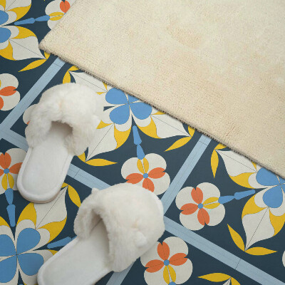 Self adhesive vinyl floor tiles Plant design