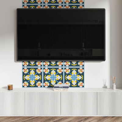 Self adhesive vinyl floor tiles Plant design