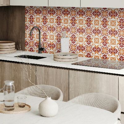 Pvc wall panels A plant pattern with leafy accents