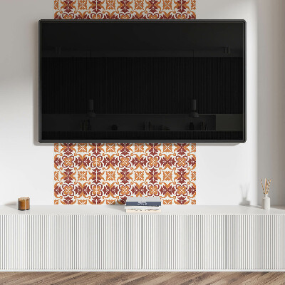 Pvc wall panels A plant pattern with leafy accents