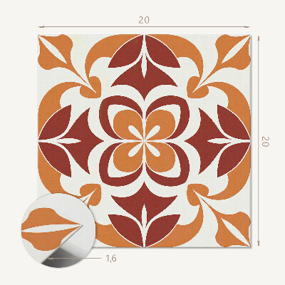 Pvc wall panels A plant pattern with leafy accents