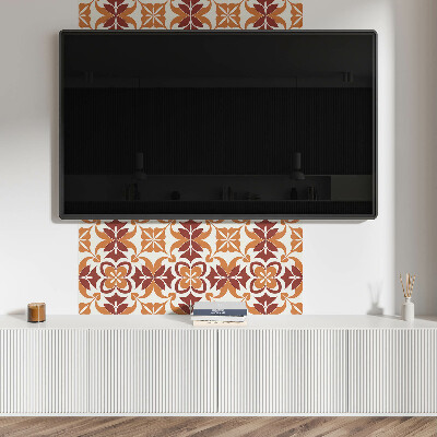 Pvc wall panels A plant pattern with leafy accents