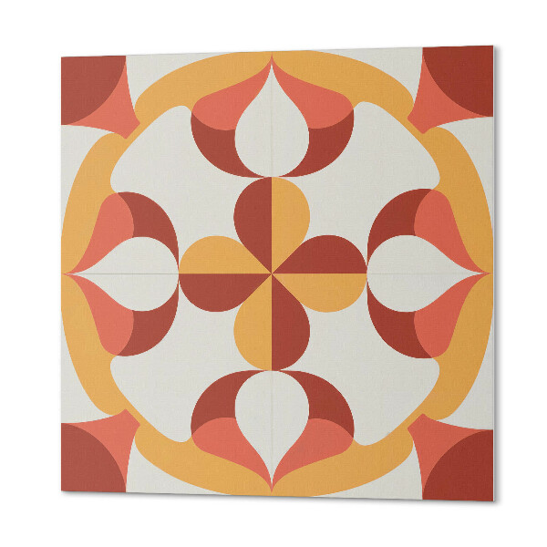 Vinyl tiles Abstract composition of shapes