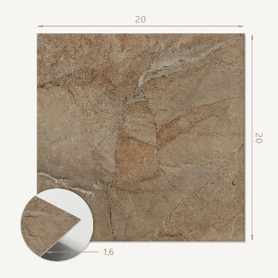 Self adhesive vinyl floor tiles Stone structure motif