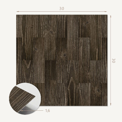 Pvc wall panels Rustic boards in the arrangement