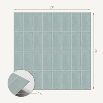 Pvc wall panels Stylish pattern with shapes