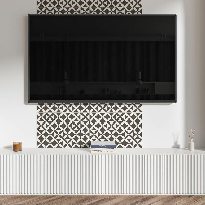 Pvc wall panels Abstract motif with geometric shapes