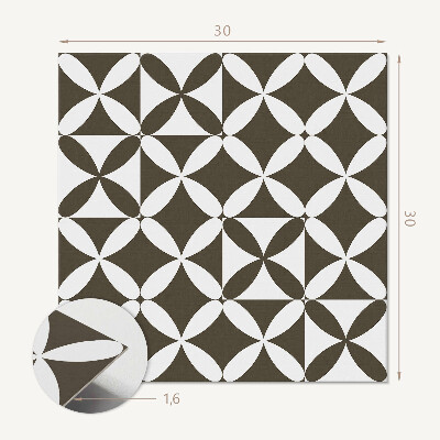 Pvc wall panels Abstract motif with geometric shapes