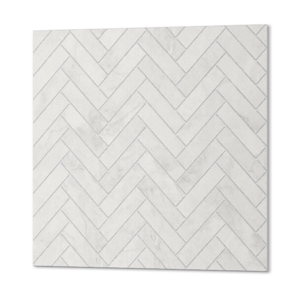 Vinyl tiles Herringbone spatial motif