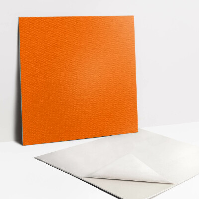 Vinyl tiles Orange colour