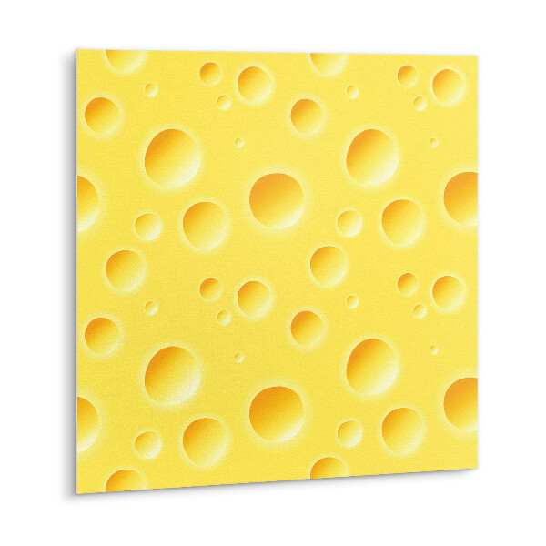 Vinyl tiles Yellow cheese with holes