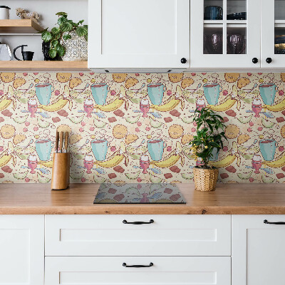 Vinyl tiles A fairy tale motif for the kitchen