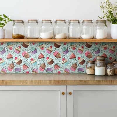 Vinyl tiles Colorful muffins