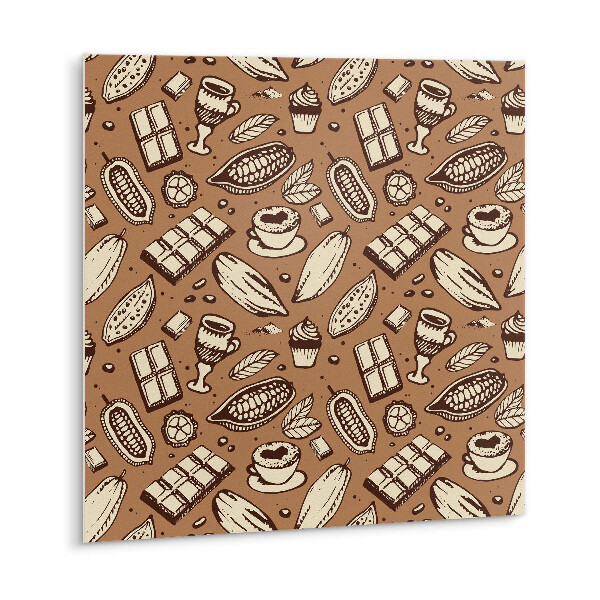 Self adhesive vinyl tiles Brown abstraction