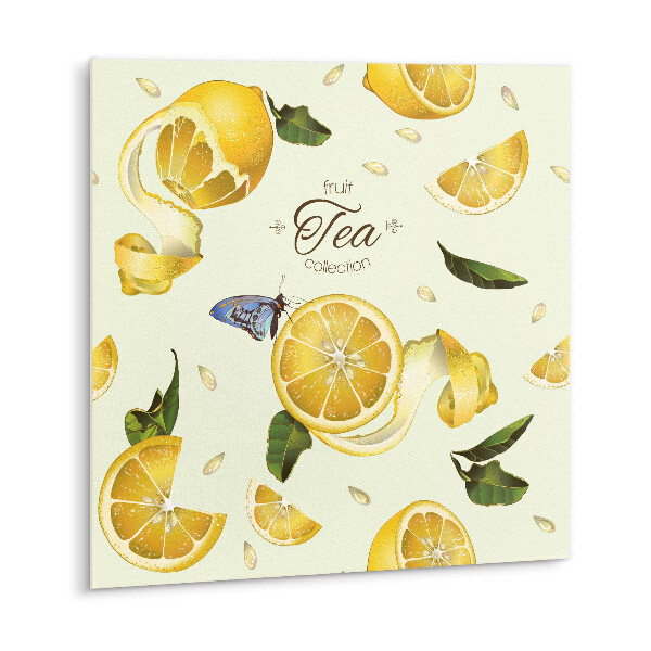 Vinyl tiles Yellow lemon slices