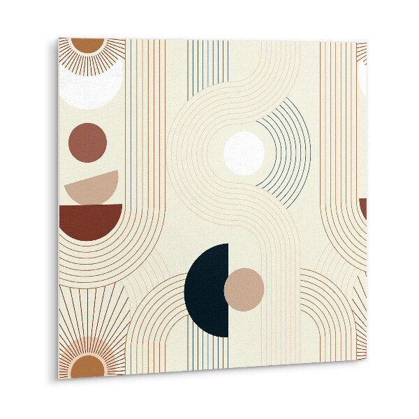 Vinyl tiles Boho geometric shapes