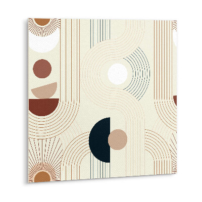 Vinyl tiles Boho geometric shapes