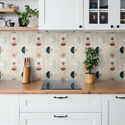 Vinyl tiles Boho geometric shapes