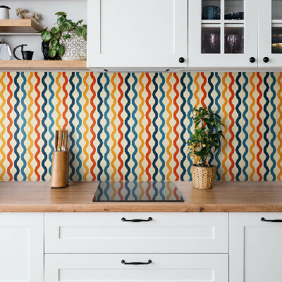 Vinyl tiles Colorful boho waves