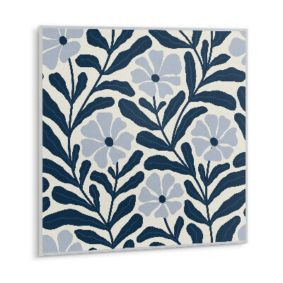 Vinyl flooring tiles Painted flowers