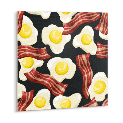 Vinyl wall tiles Bacon and eggs