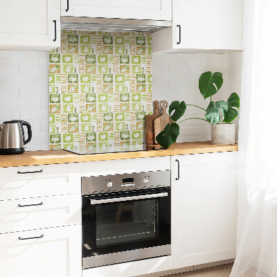 Vinyl wall tiles Vegetables and fruits