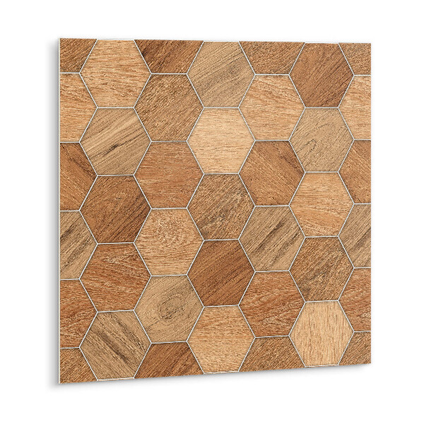 Vinyl tiles Wooden geometry