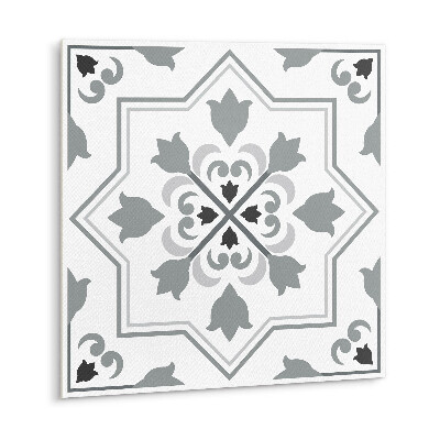 Vinyl tiles Gray ornament