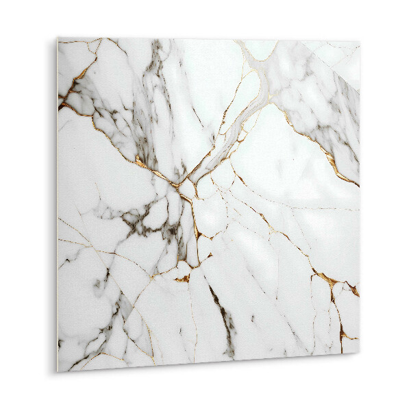 Vinyl flooring tiles Fashionable marble and gold