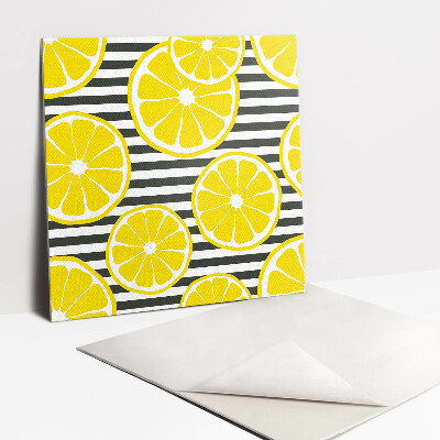 Vinyl tiles Cartoon lemon slices