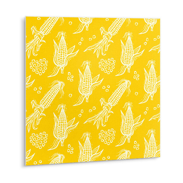 Vinyl tiles Yellow cartoon corn