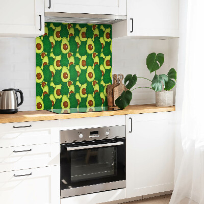 Vinyl tiles Green cartoon avocado