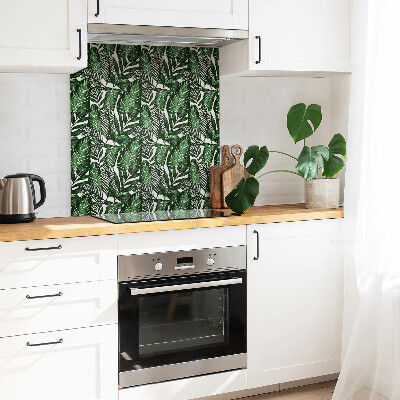 Vinyl tiles Green leaves