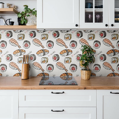 Vinyl tiles Cartoon sushi