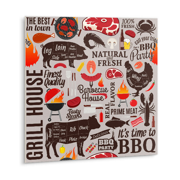 Self adhesive vinyl floor tiles Cartoon grill