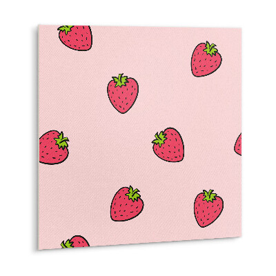 Self adhesive vinyl floor tiles Strawberries