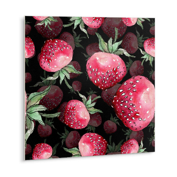 Vinyl tiles Cartoon strawberries