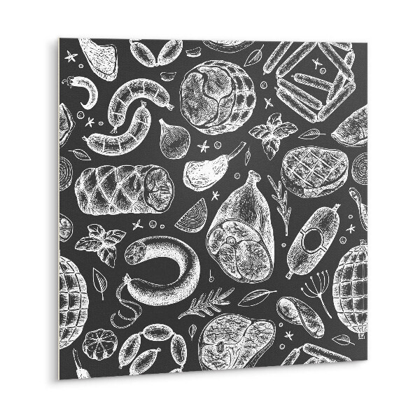 Vinyl tiles Cartoon food motif